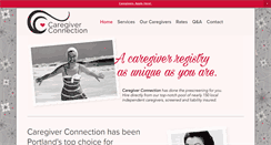 Desktop Screenshot of caregiverconnectionpdx.com